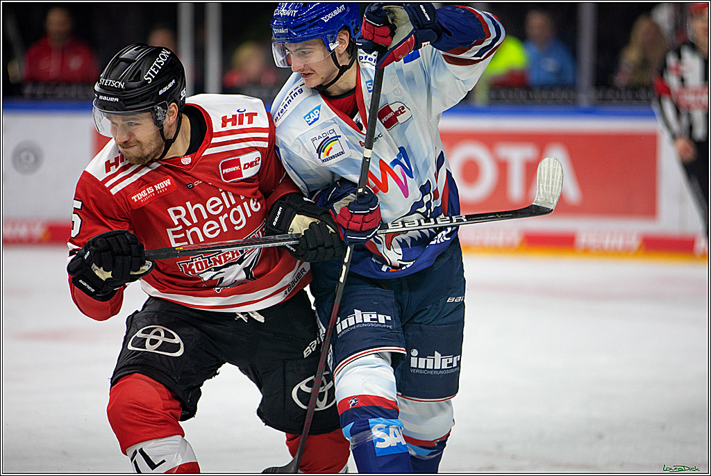 PENNY DEL; Koelner Haie-Adler Mannheim; Koeln, 21.03.2023